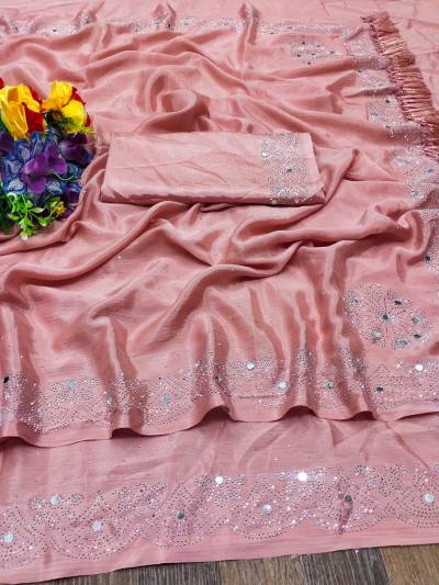 SUMA DESIGNER SD220-A & SD-220B DESIGNER CHINNON SAREE WHOLESALER IN INDIA